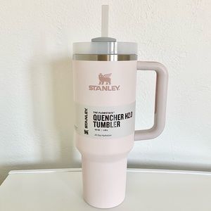Stanley Quencher H2.0 Flowstate Tumbler in Rose Quartz, 40 oz.